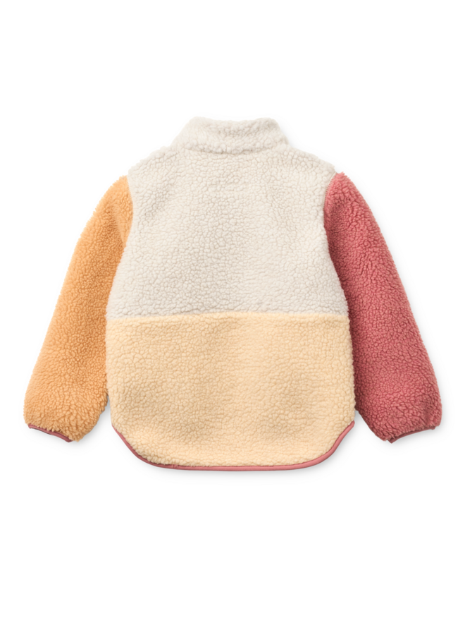 Nolan Pile Jacket -  Apple blossom multi mix