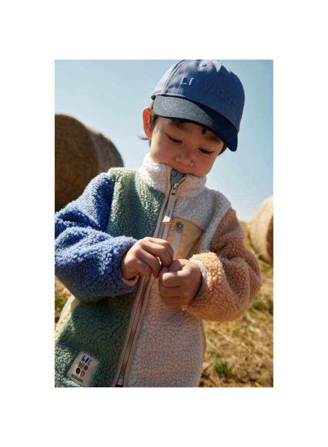 Nolan Pile Jacket - Peppermint multi mix