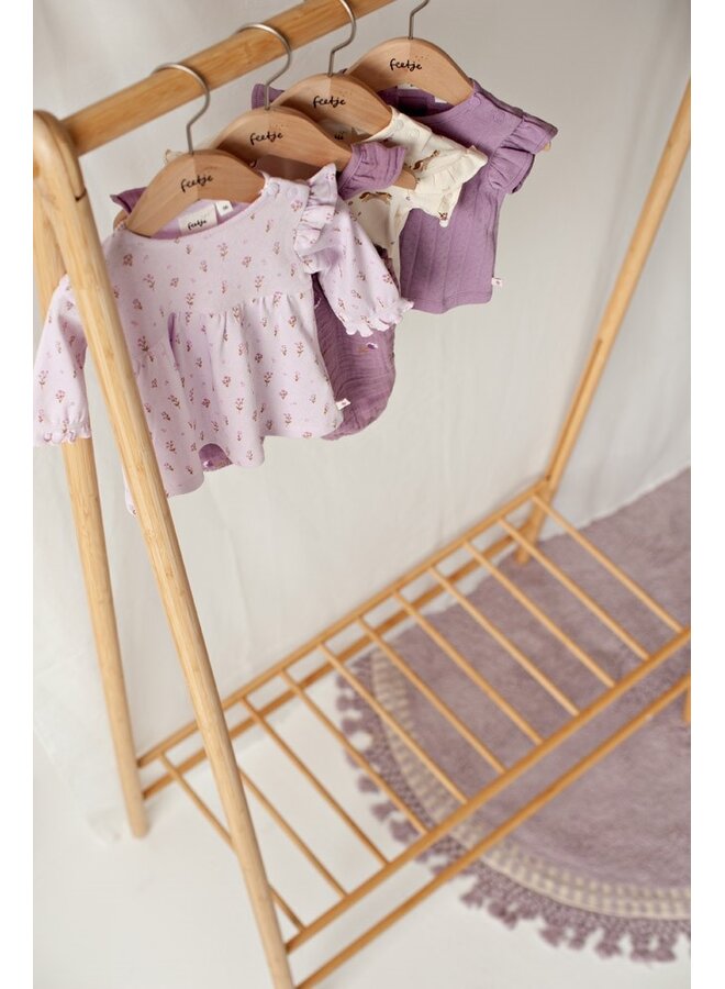 Top pointelle rib - Flower Ranch | Violet