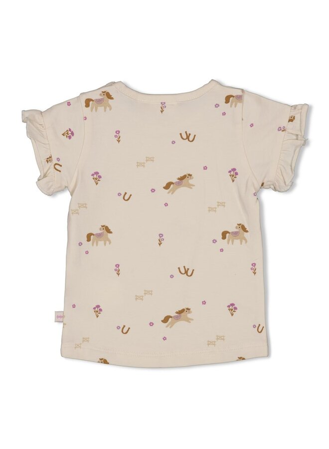 T-shirt AOP - Flower Ranch | Off-White