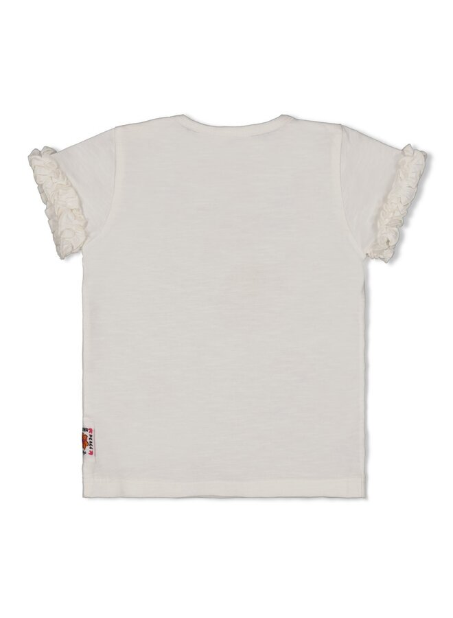 T-shirt - Love Peace Aloha | Wit