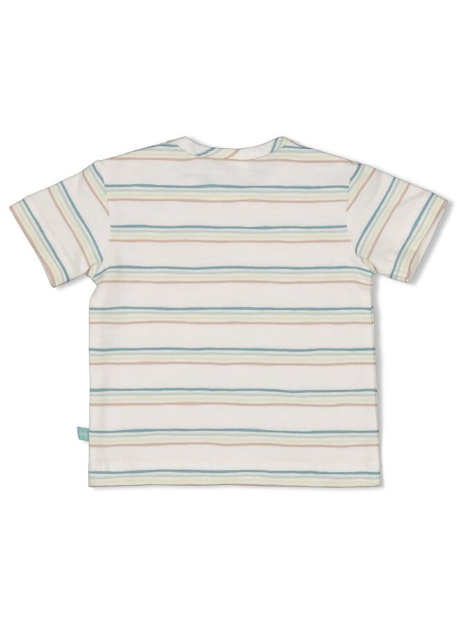 T-shirt streep - You Croc my World | Off-White