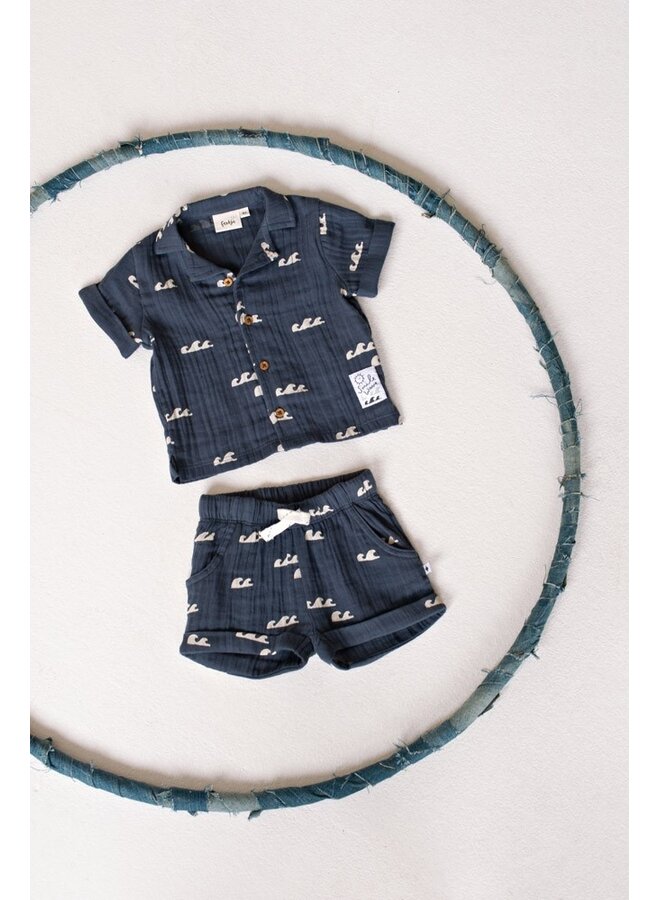 Short mousseline AOP - Summer Woven