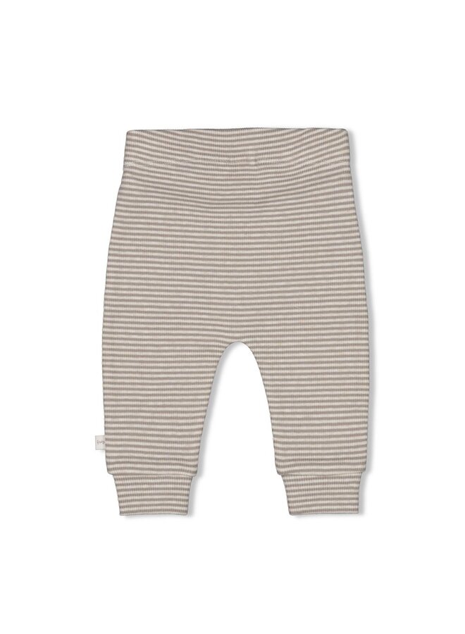 Broek rib met streep - Sea Sweeties | Grijs