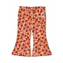 Flare broek AOP - Love Peace Aloha | Perzik