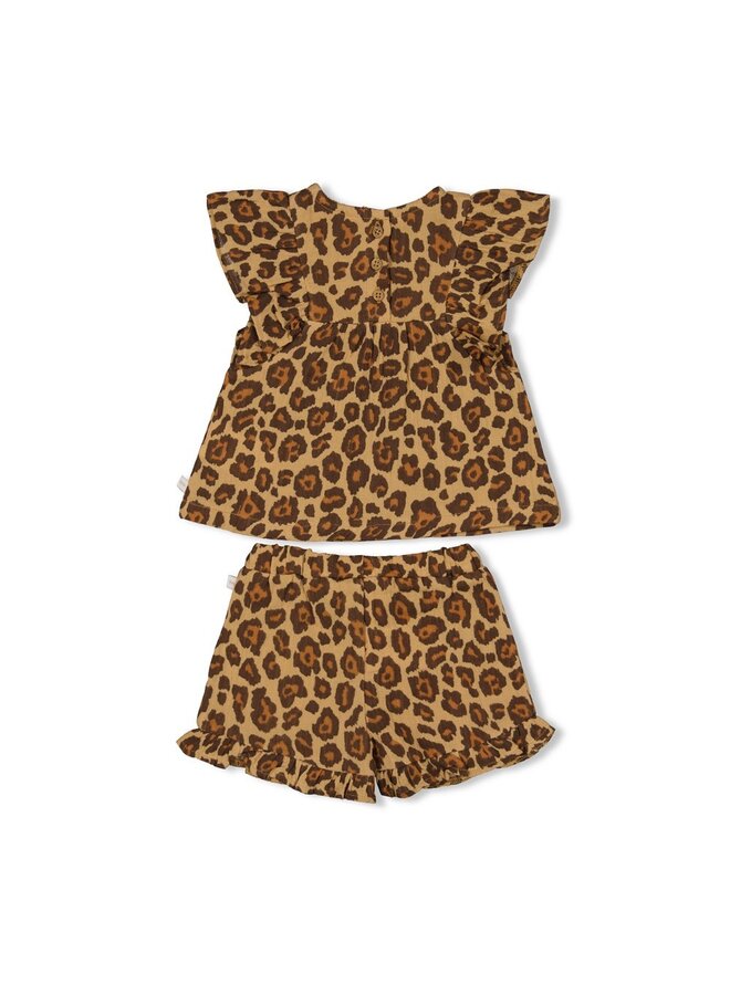 Top + short mousseline AOP - Summer Woven