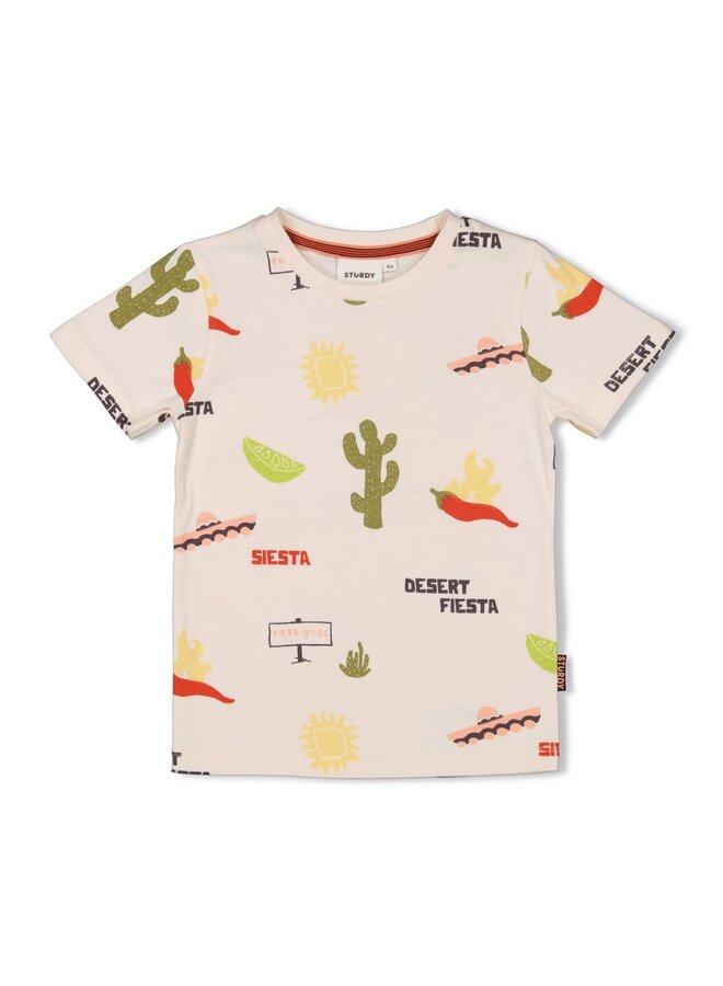 T-shirt AOP - Desert Fiesta | Offwhite
