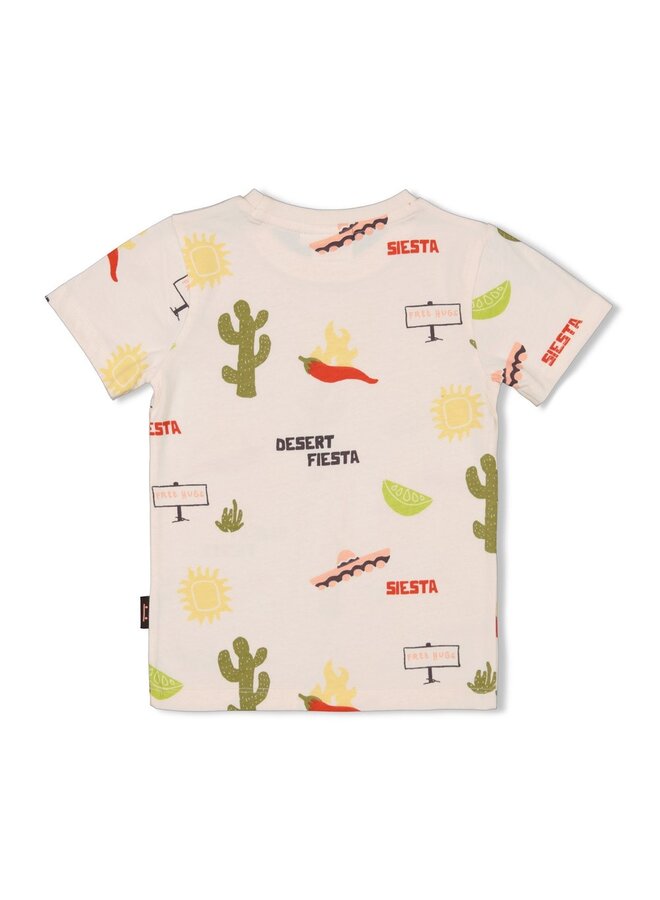 T-shirt AOP - Desert Fiesta | Offwhite