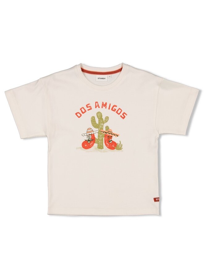 T-shirt oversized - Desert Fiesta | Offwhite