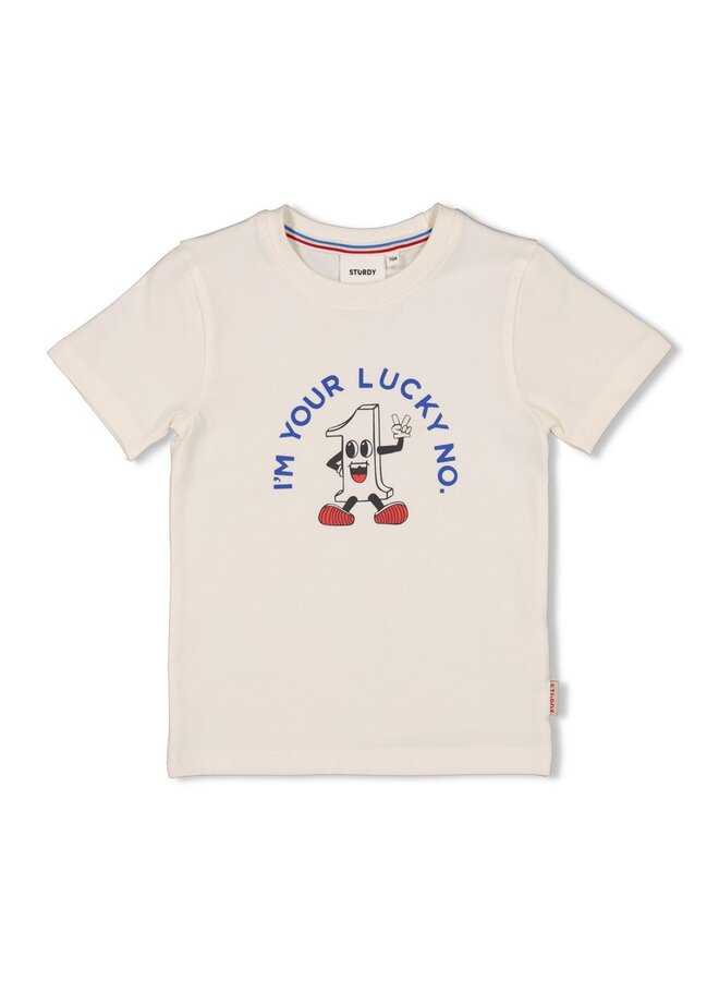 T-shirt - Run the Day | Offwhite