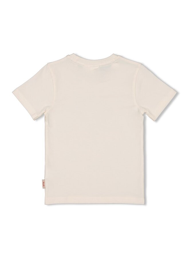 T-shirt - Run the Day | Offwhite