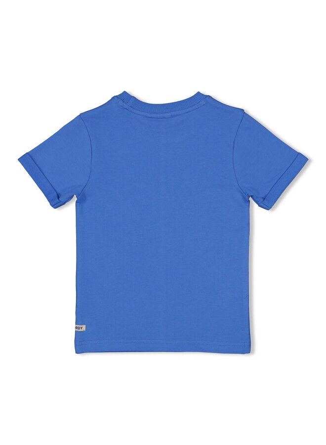 T-shirt - Run the Day | Blauw