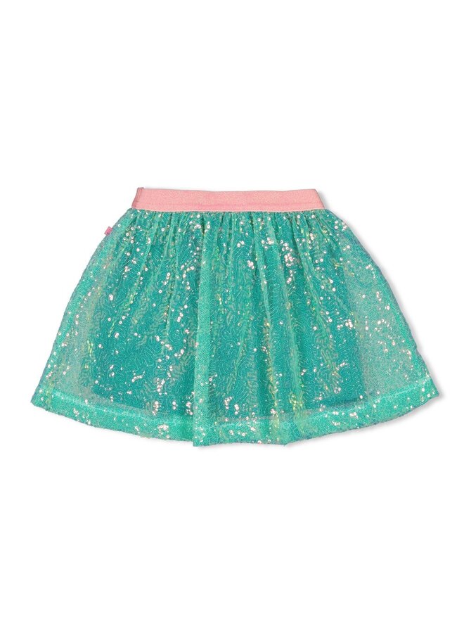 Pailetten rok - Rolling into Spring | Groen
