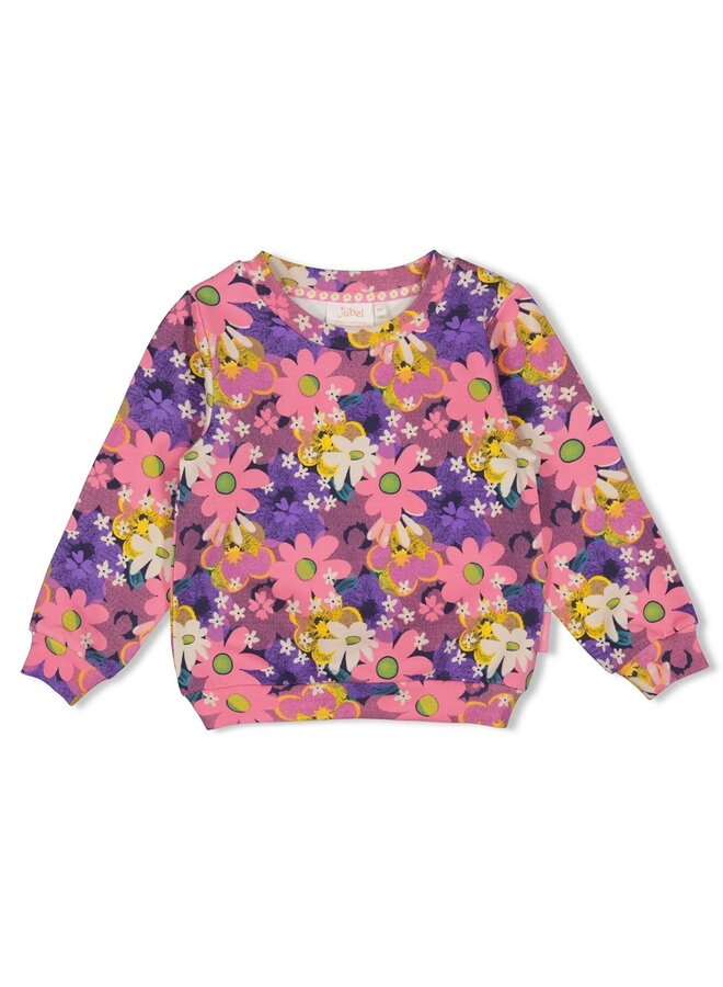 Sweater AOP - Rolling into Spring | Roze