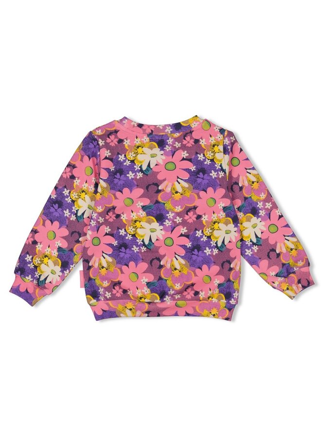 Sweater AOP - Rolling into Spring | Roze