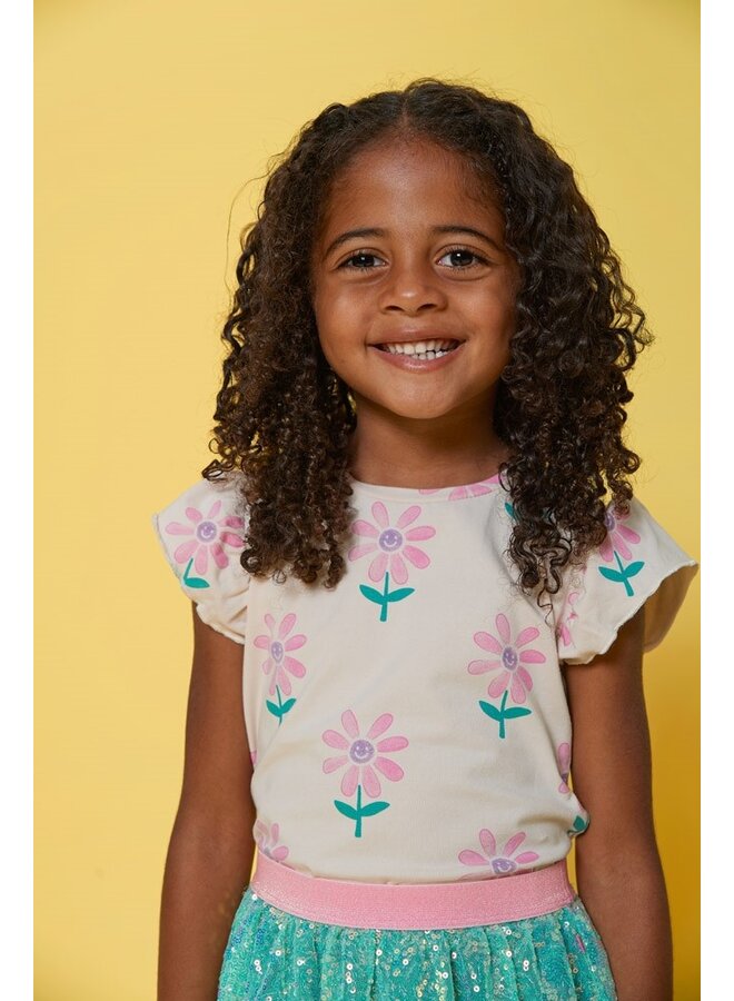 T-shirt AOP - Rolling into Spring | Offwhite