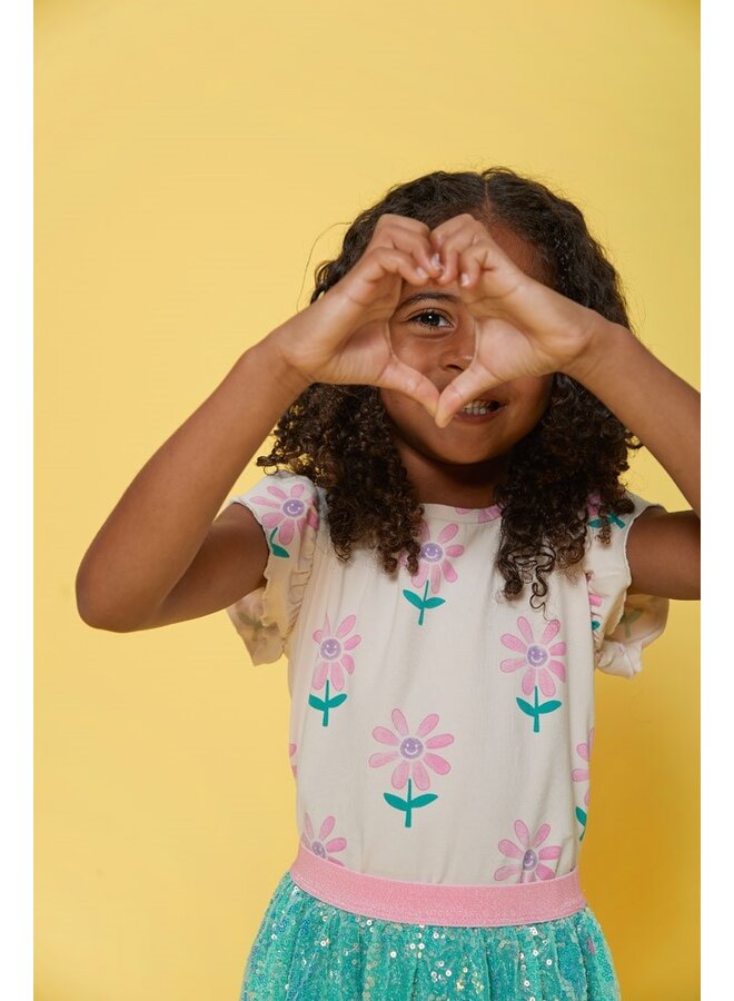 T-shirt AOP - Rolling into Spring | Offwhite