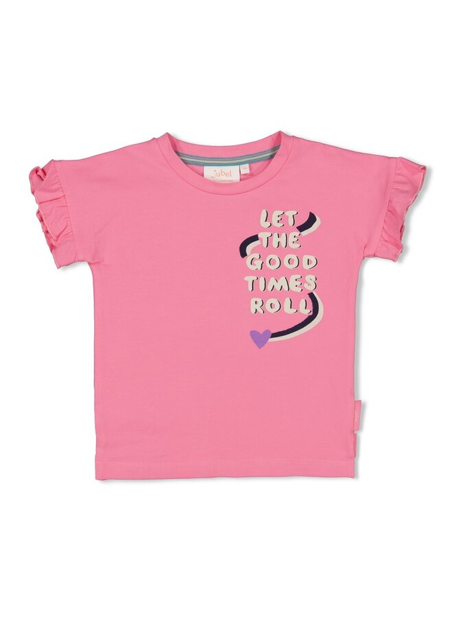 T-shirt - Rolling into Spring | Roze