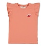 T-shirt met backprint - Salsa Sunset | Zalm