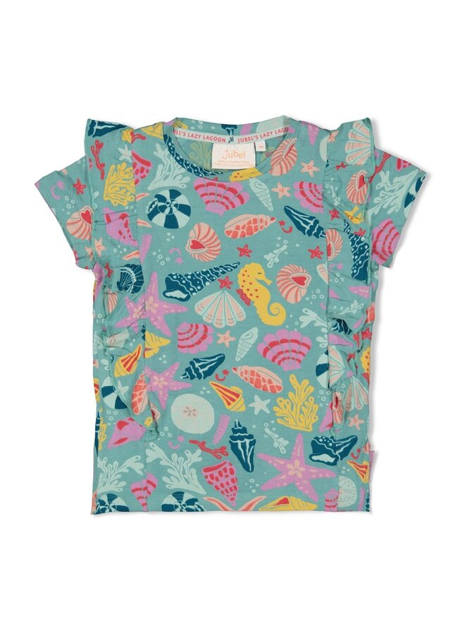T-shirt AOP - Lazy Lagoon | Jade
