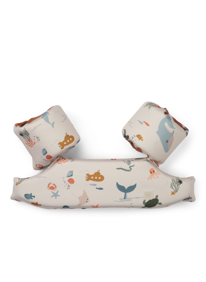 Darko Printed Swim Belt | Sea Creature / Sandy