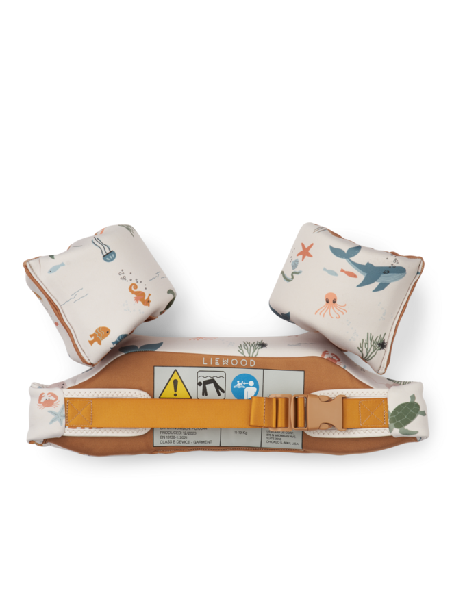 Darko Printed Swim Belt | Sea Creature / Sandy