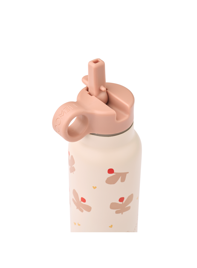 Falk Water Bottle 350 ml | Butterfly / Apple Blossom