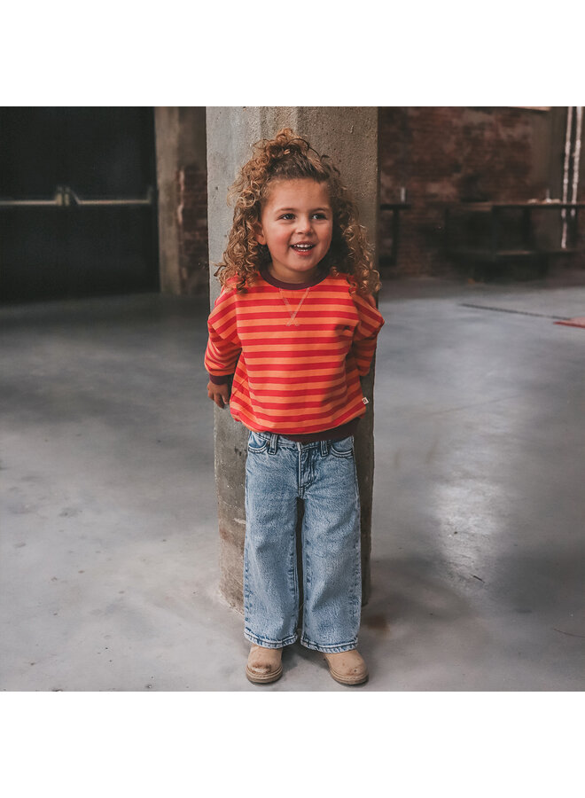 Stripe French Knit | Sweater – Beetroot Purple