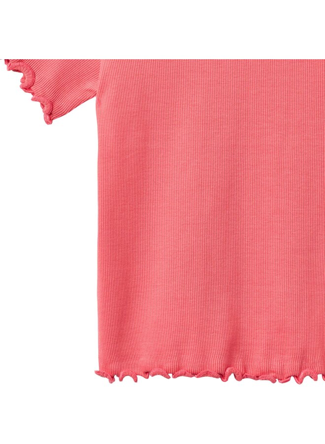 Rib T-shirt S/S Alicia Watermelon