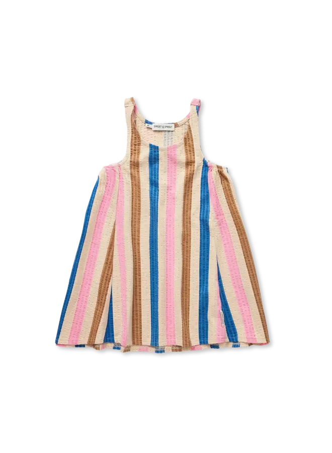 Loose dress striped