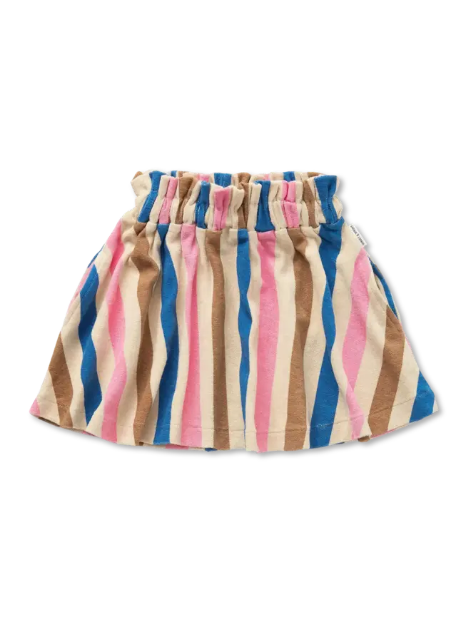 Paperbag skirt stripes