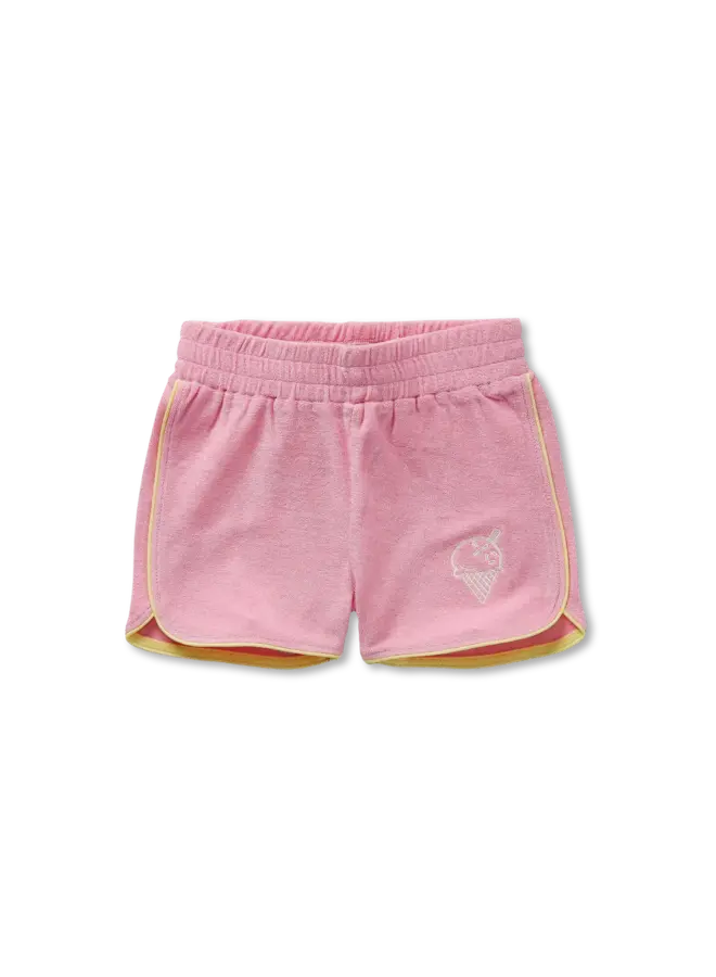 Terry sport shorts pink