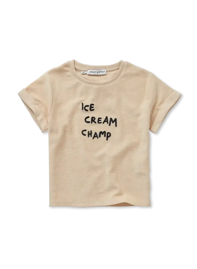 Terry T-shirt ice cream champ