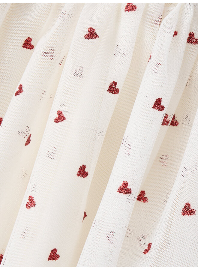 NMFBEROSS TULLE SKIRT - CLOUD DANCER