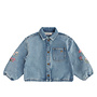 Stretch Denim | Embroidery Jacket Blue Tint