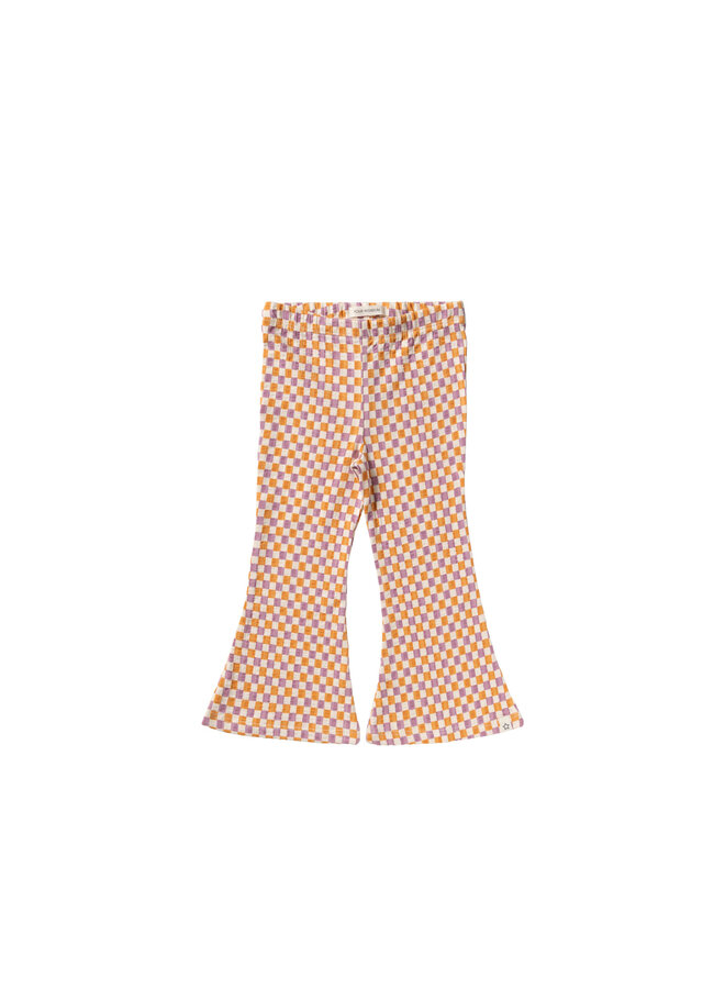 Mini Check | Flared Legging