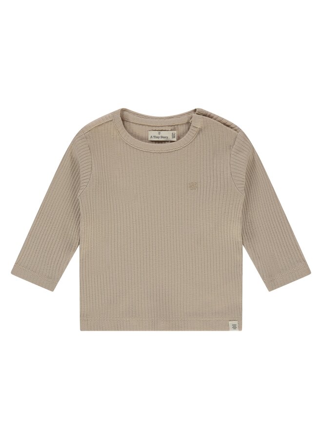 baby t-shirt ls | 9633 - Nougat