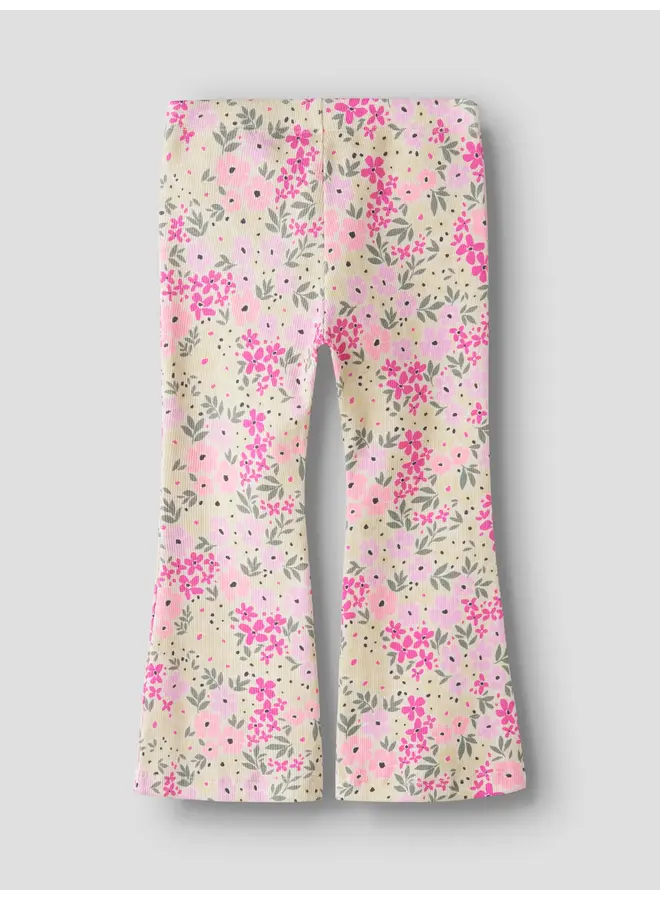 Name it - NMFDARTIAS FLARED PANT - Peyote Melange