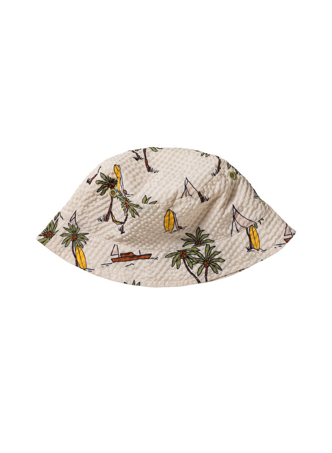 Sailing Seersucker | Bucket Hat