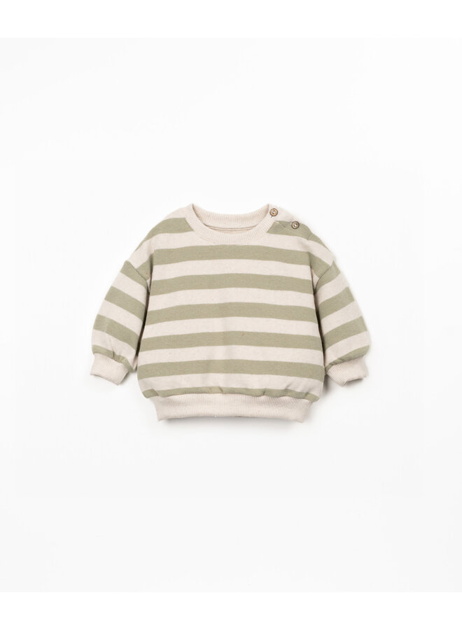 STRIPED JERSEY SWEATER TEXTURE