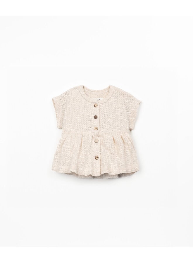 EMBELLISHED PIQUÉ TUNIC BIO RESIN