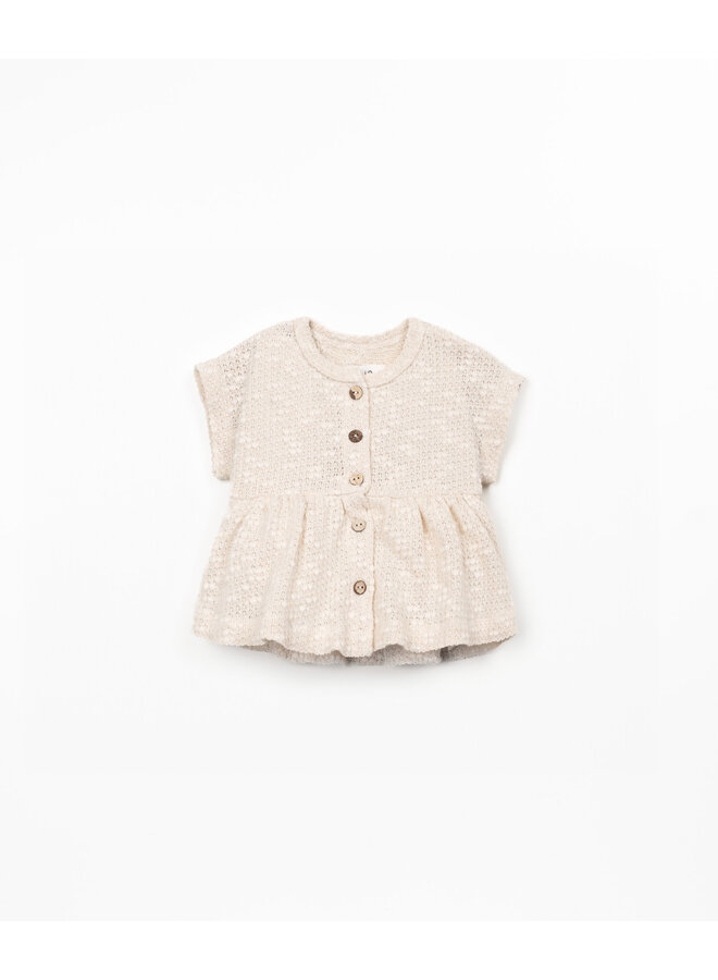 EMBELLISHED PIQUÉ TUNIC BIO RESIN