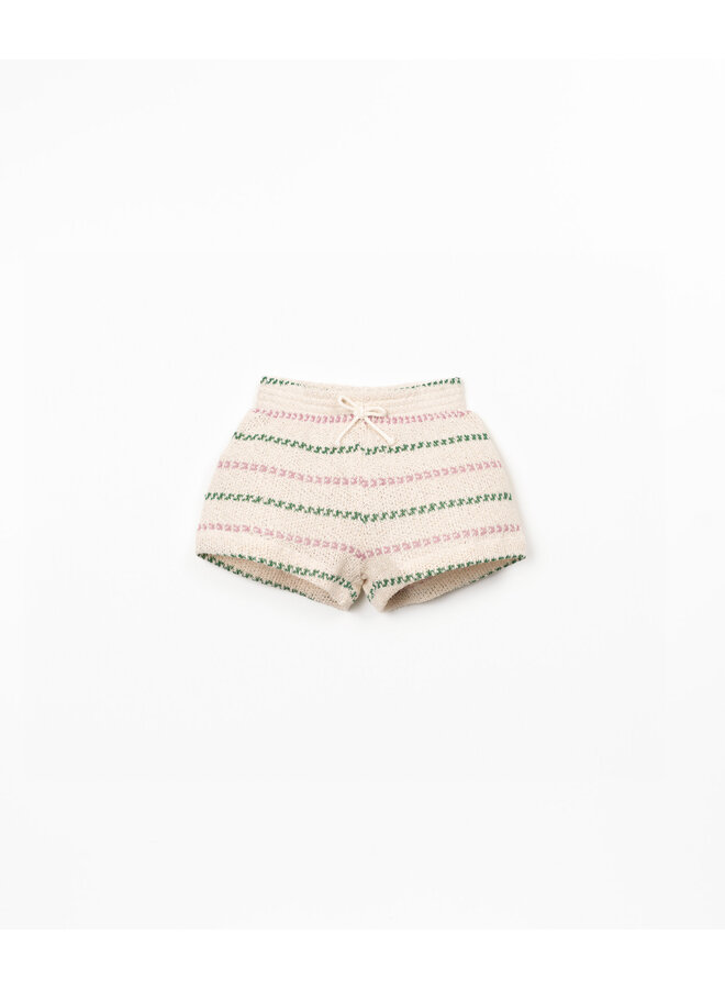 STRIPED JERSEY SHORTS SCULPTURE