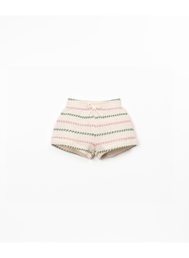 STRIPED JERSEY SHORTS SCULPTURE