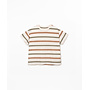 STRIPED JERSEY T-SHIRT TEXTURE