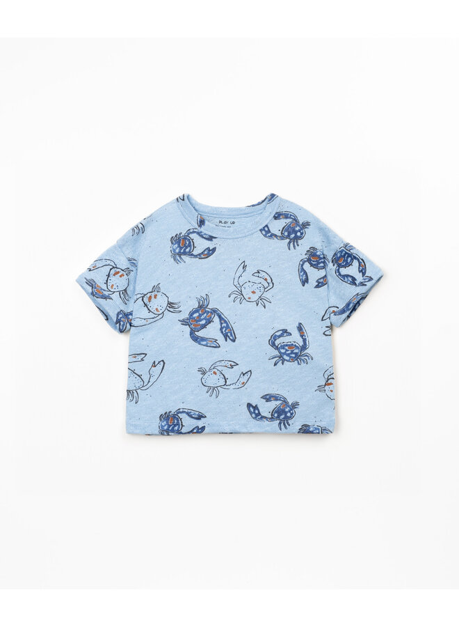 PRINTED FLAMÉ JERSEY T-SHIRT COPENHAGA