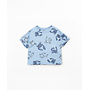PRINTED FLAMÉ JERSEY T-SHIRT COPENHAGA
