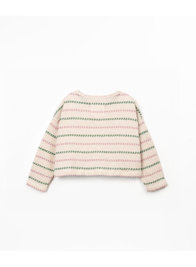 STRIPED JERSEY SWEATER SCULPTURE