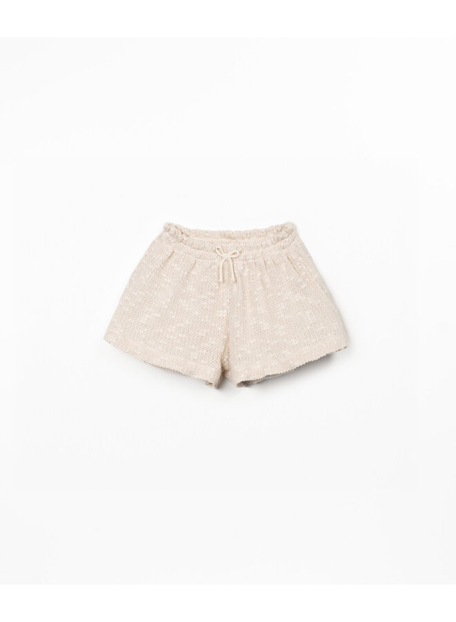 EMBELLISHED PIQUÉ SHORTS BIO RESIN