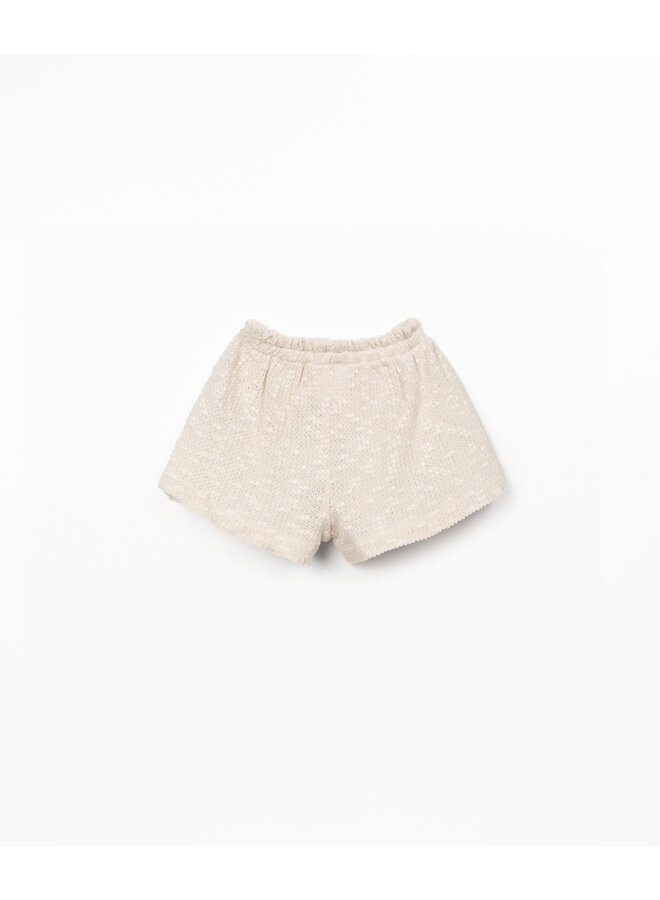 EMBELLISHED PIQUÉ SHORTS BIO RESIN